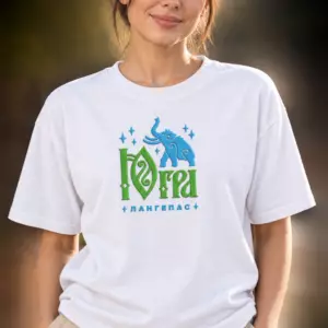 Футболка с вышивкой «Югра — Лангепас»